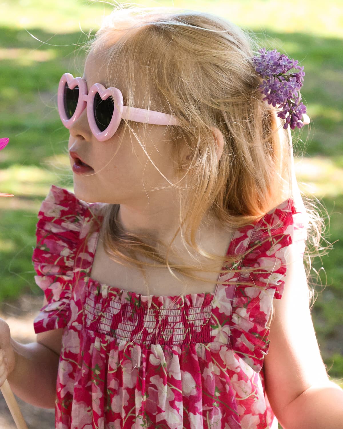 Cotton Slub Strap Dress, Poppy Meadow. Image #7