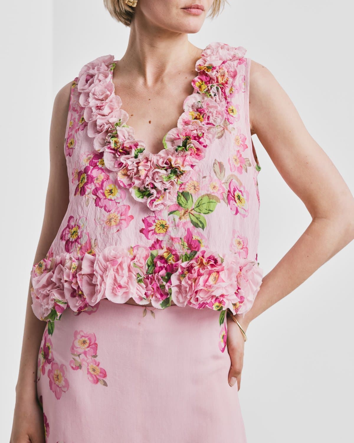 Viscose Top, Cherry Blossom. Image #4