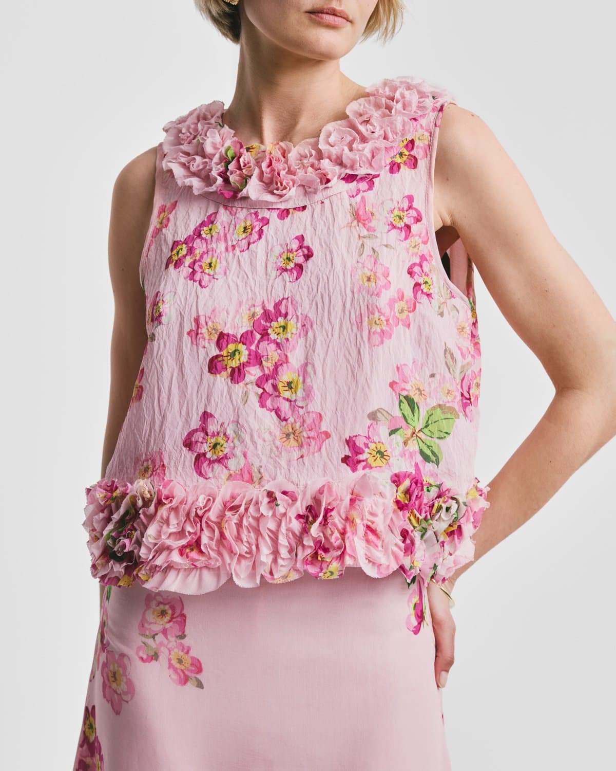 Viscose Top, Cherry Blossom. Image #1