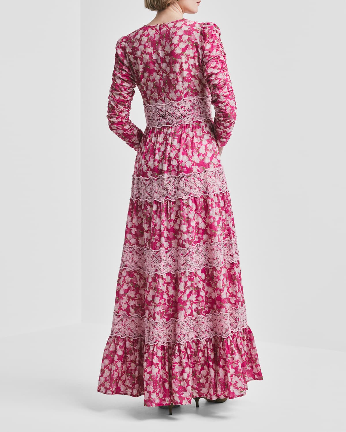 Cotton Slub Gown, Poppy Meadow. Image #4