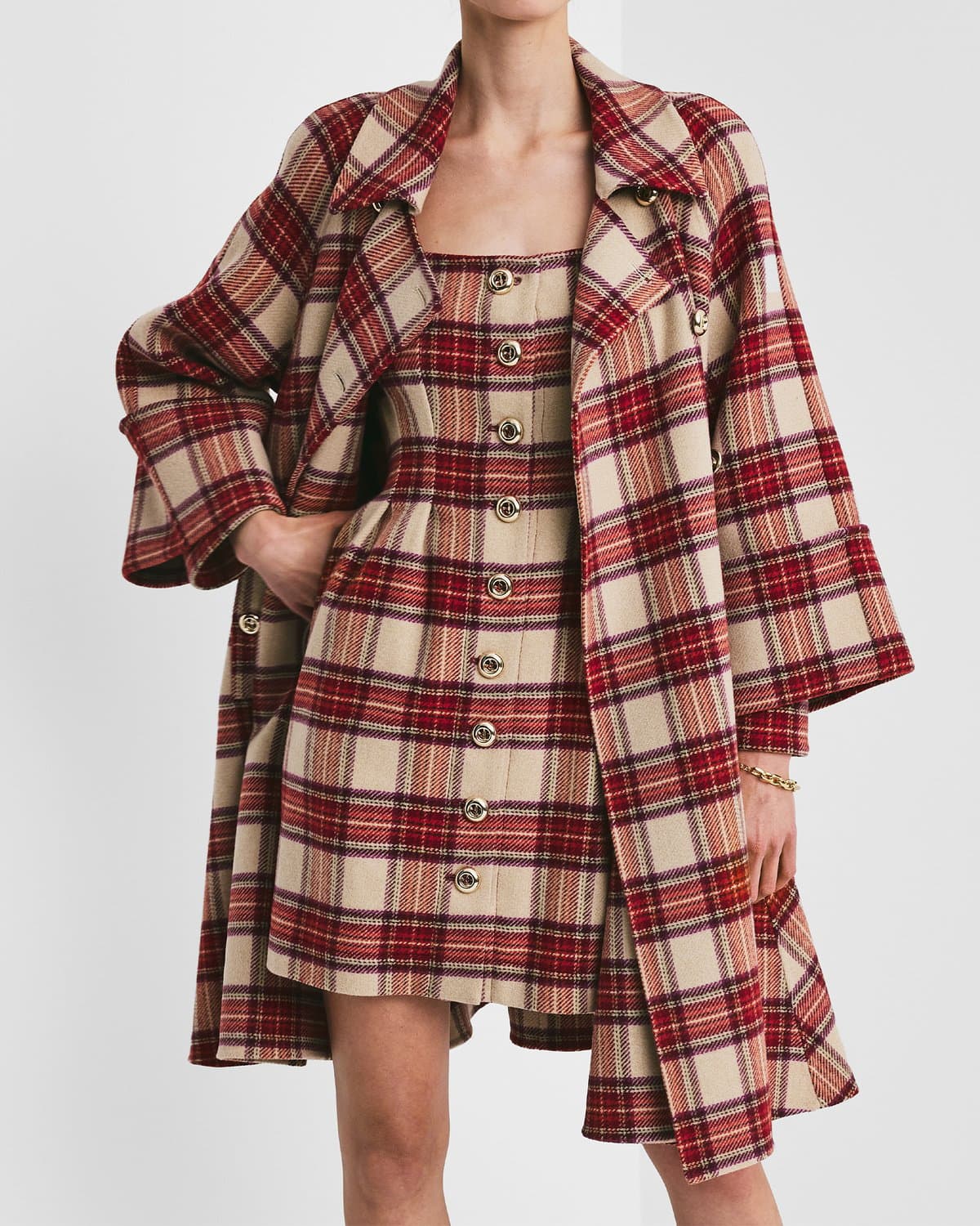 Tailored Coat, Checks. Image #6