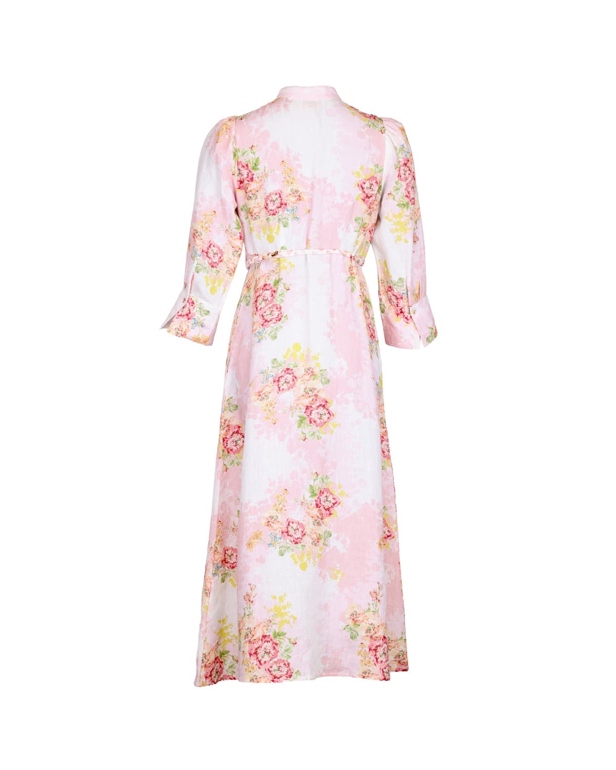 byTiMo | Linen Button-Down Dress - Rose Amore