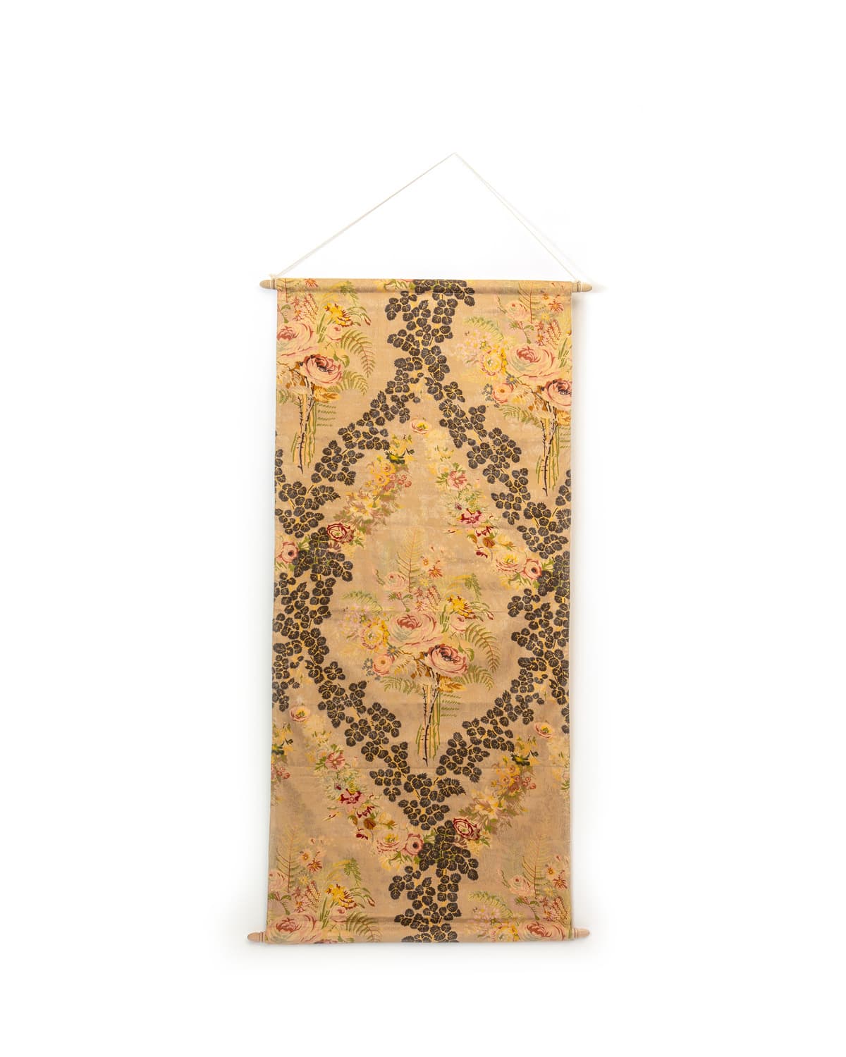 Wall Hanging 70x140, Black Leaves. Image #1
