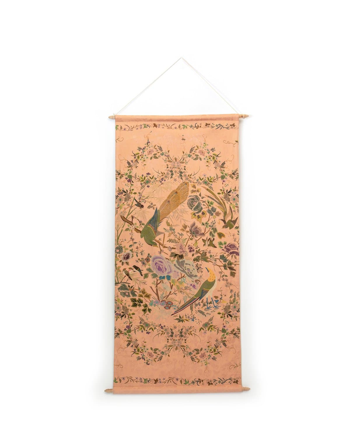 Wall Hanging 70x140, Japanese Birds. Image #1