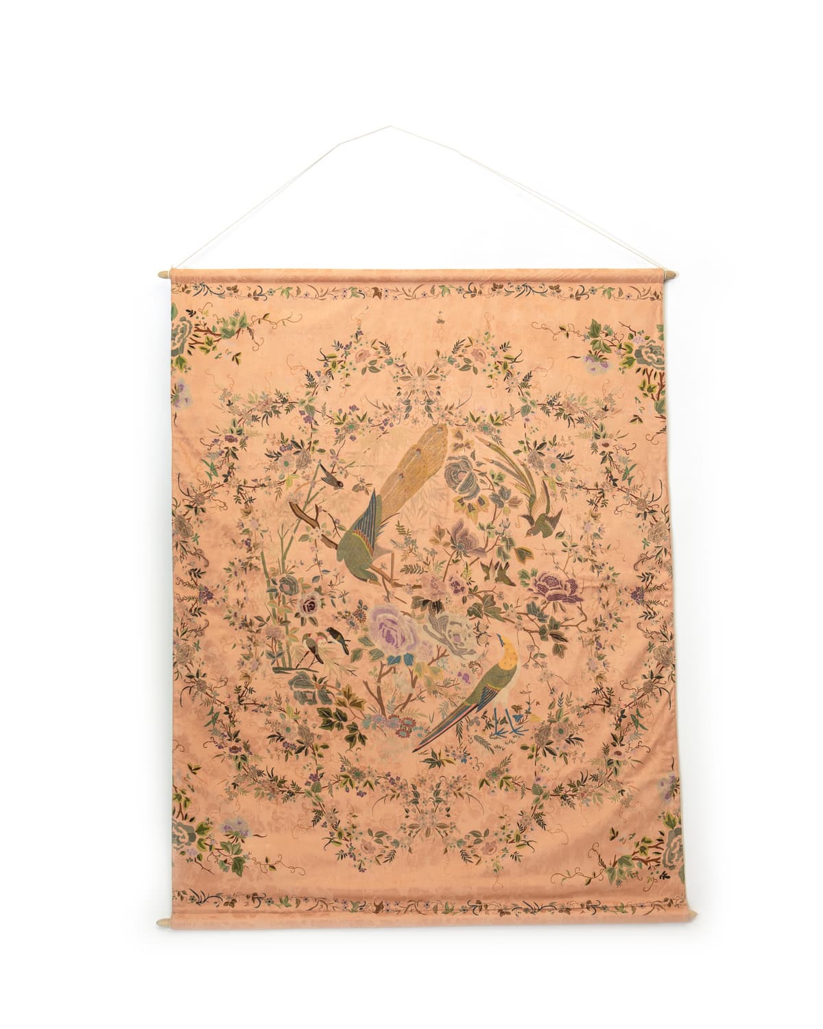 Wall Hanging 120x150, Japanese Birds. Image #1