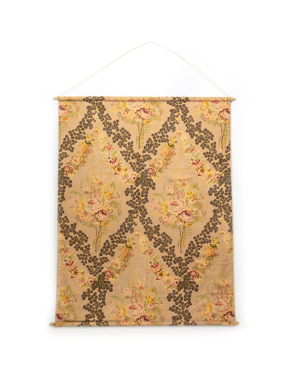 Wall Hanging 120x150, Black Leaves. Image #1