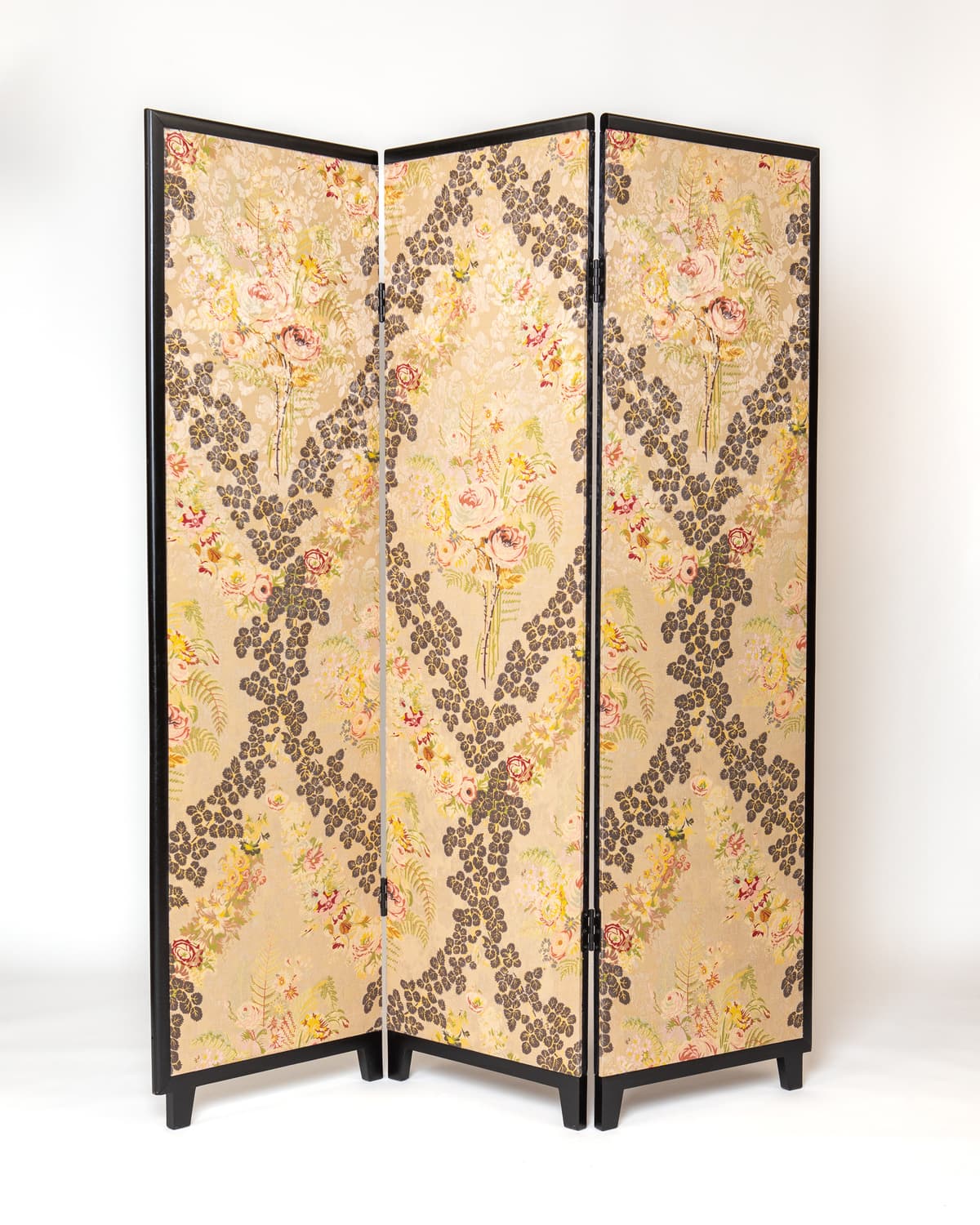 Room Divider, Black Leaves. Image #1