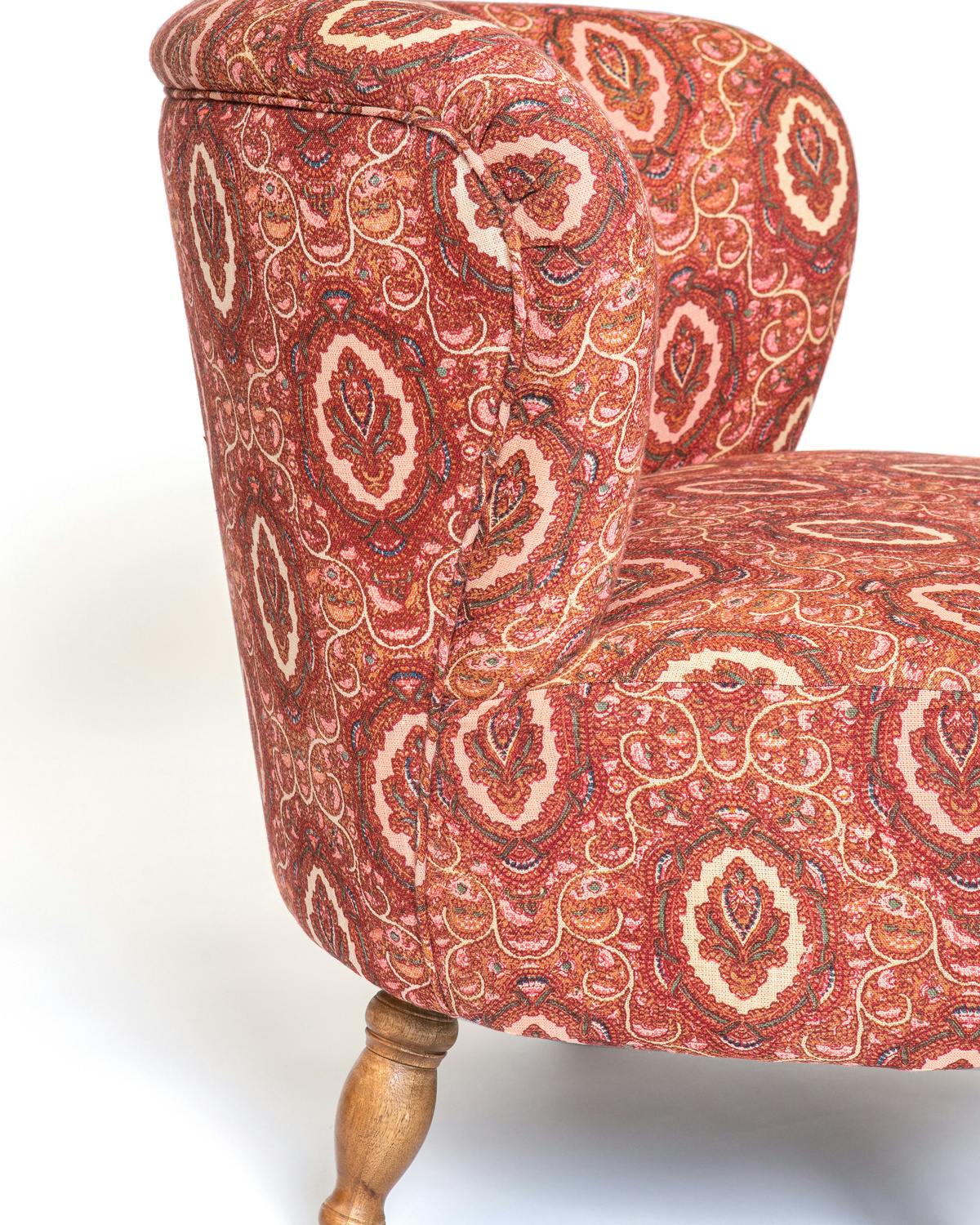 Lounge Chair (In store exclusive), Pink Paisley. Image #3