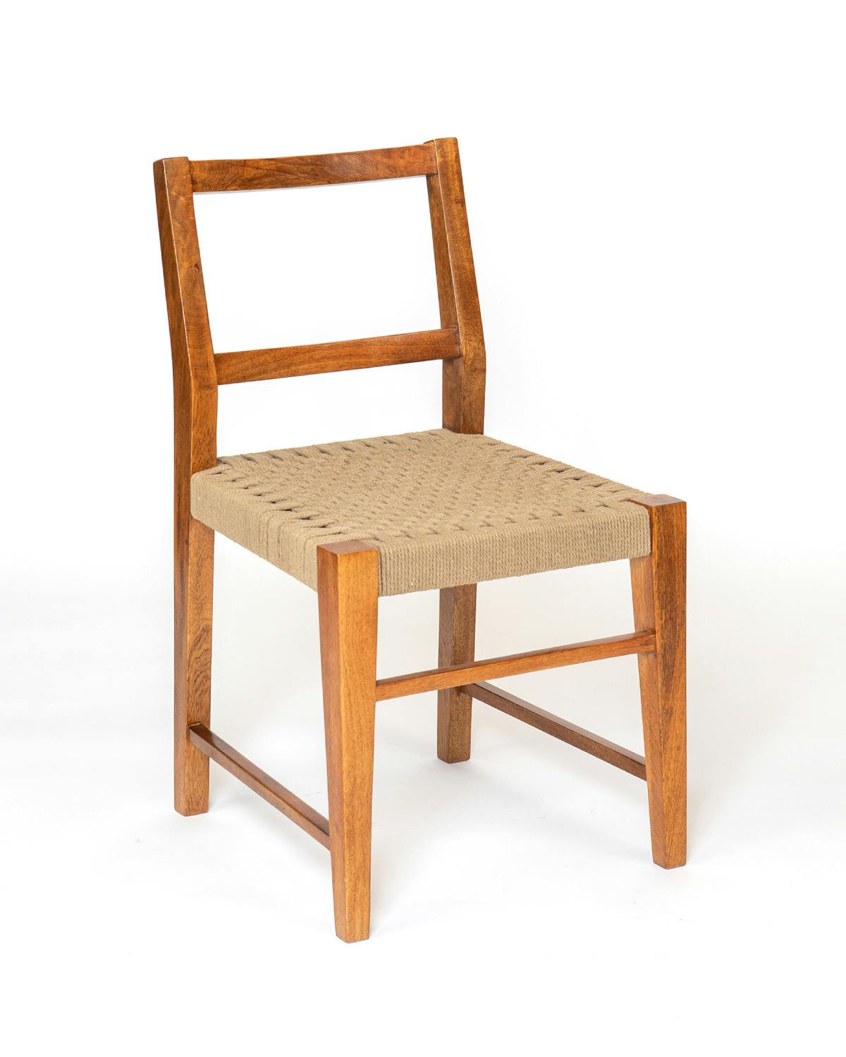 Chair With Rattan Seat (In store exclusive), Honey. Image #1