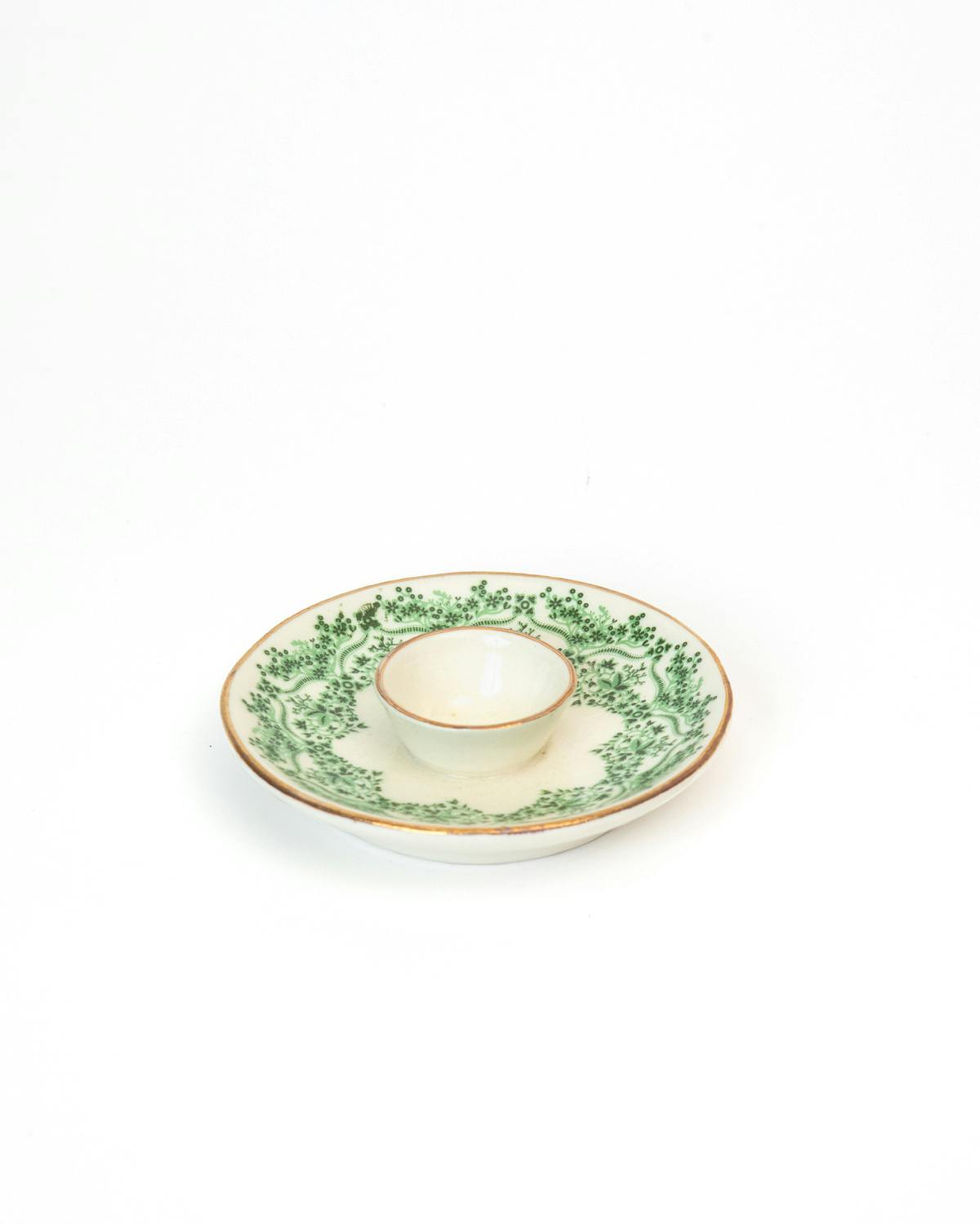 Egg Glass, Green Lace. Image #4