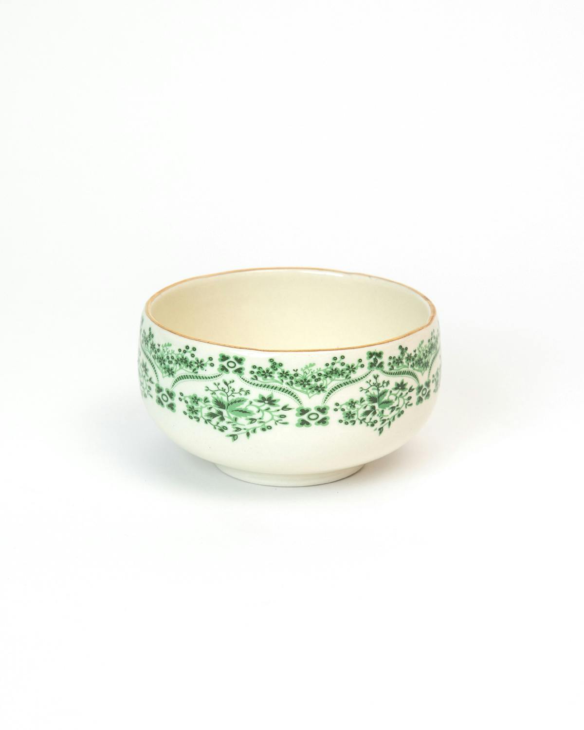 Small Bowl, Green Lace. Image #4