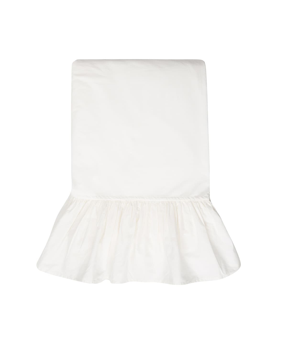 Table Cloth Ruffles 140x250cm, White. Image #1