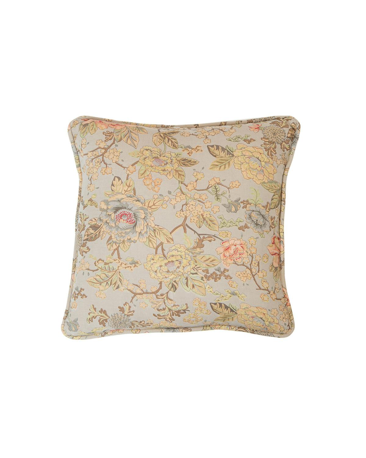 Cushion with Piping 50 x 50cm, Dusty Flower. Image #1