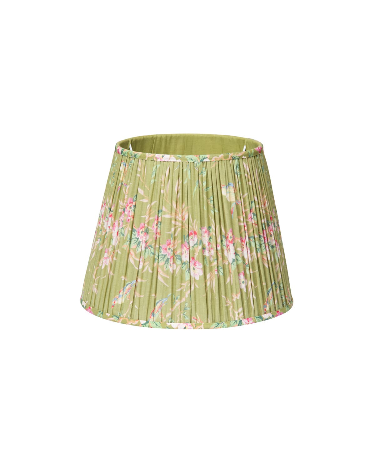 Spring Lampshade Medium, Flower Vine Green. Image #1