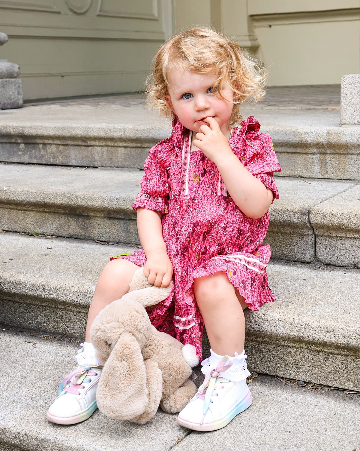 Twisted Dress, Pink Flower Combo. Image #3