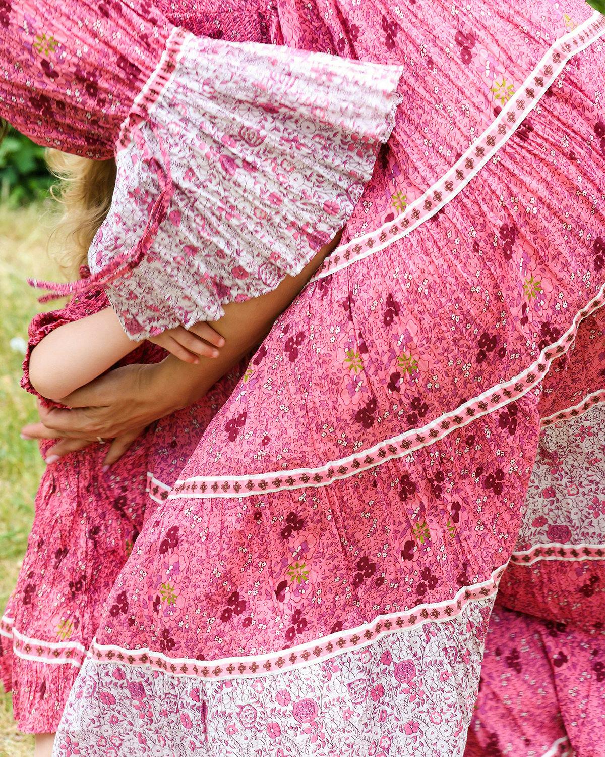 Twisted Dress, Pink Flower Combo. Image #6