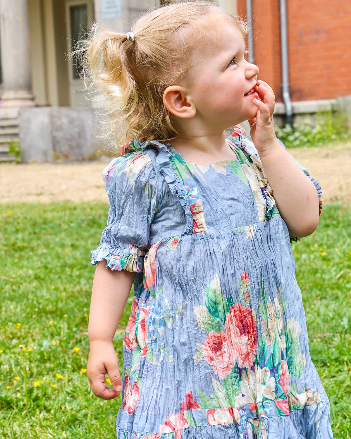 Twisted Dress, Blue Bouquet. Image #4