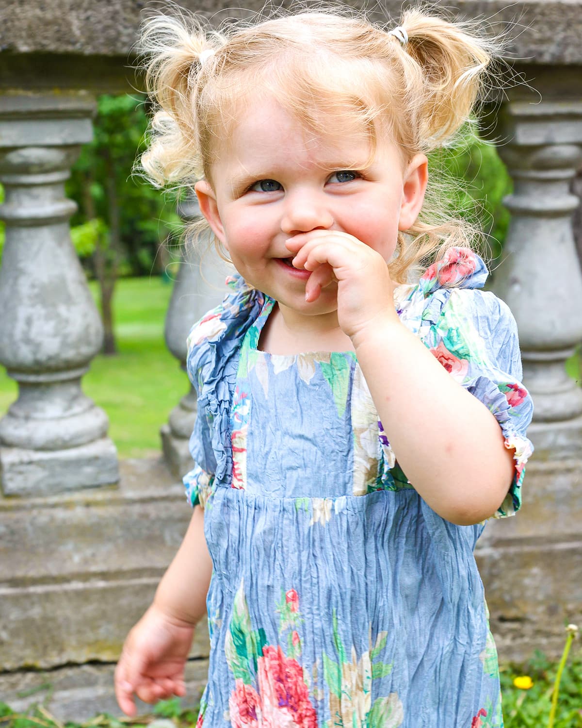 Twisted Dress, Blue Bouquet. Image #5