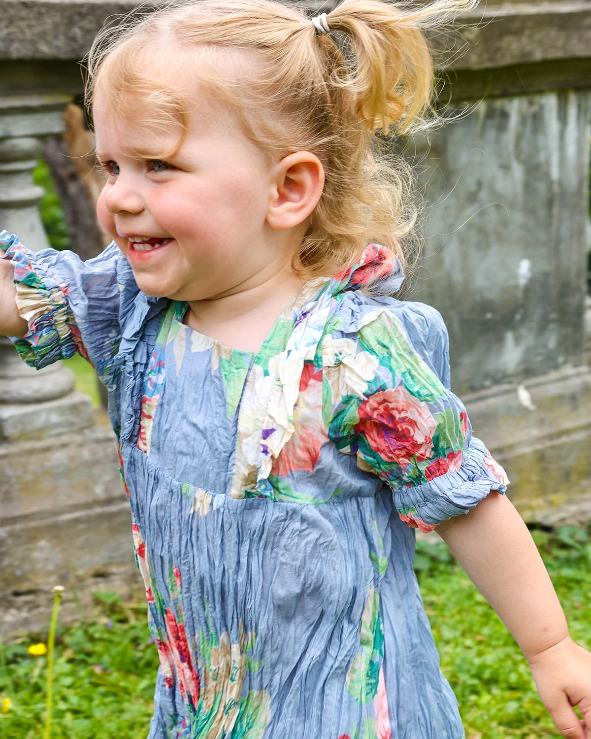 Twisted Dress, Blue Bouquet. Image #6