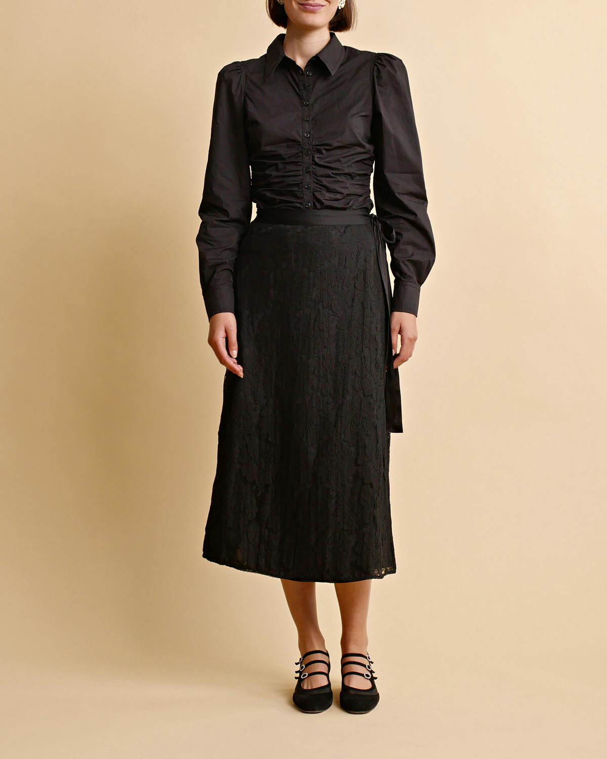 Lace Skirt, Black. Image #2