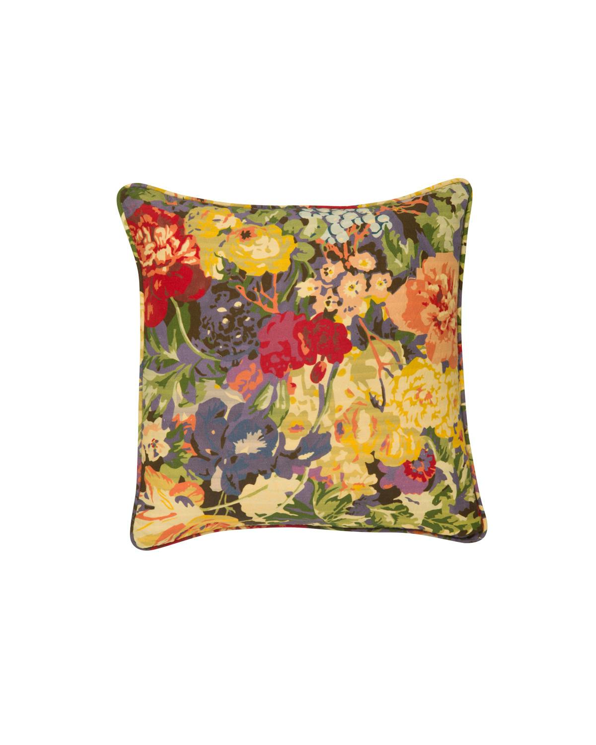 Cushion Cover Linen 50x50 cm, Blossoms. Image #1