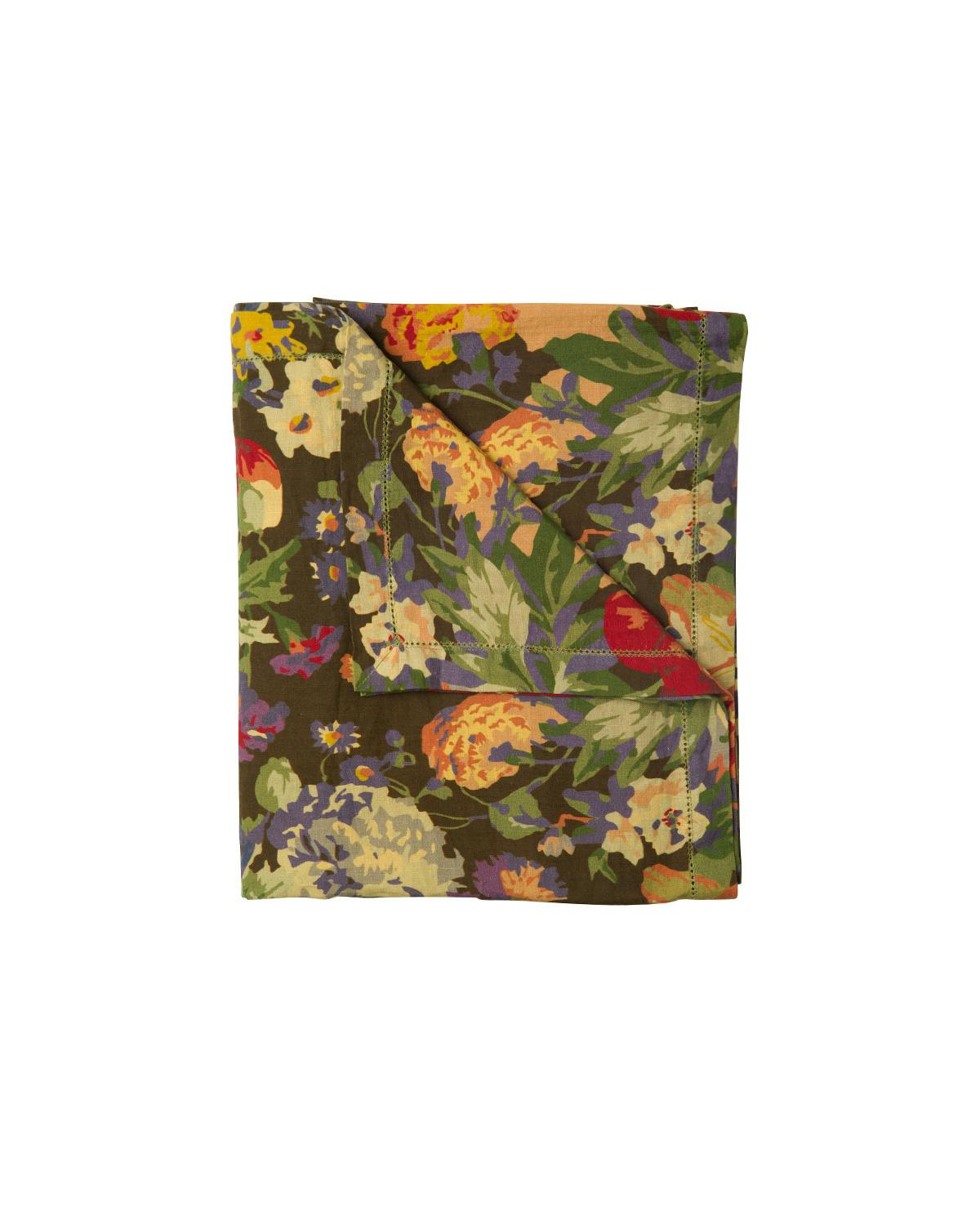 Table Cloth Linen 140x300 cm, Blossoms. Image #3