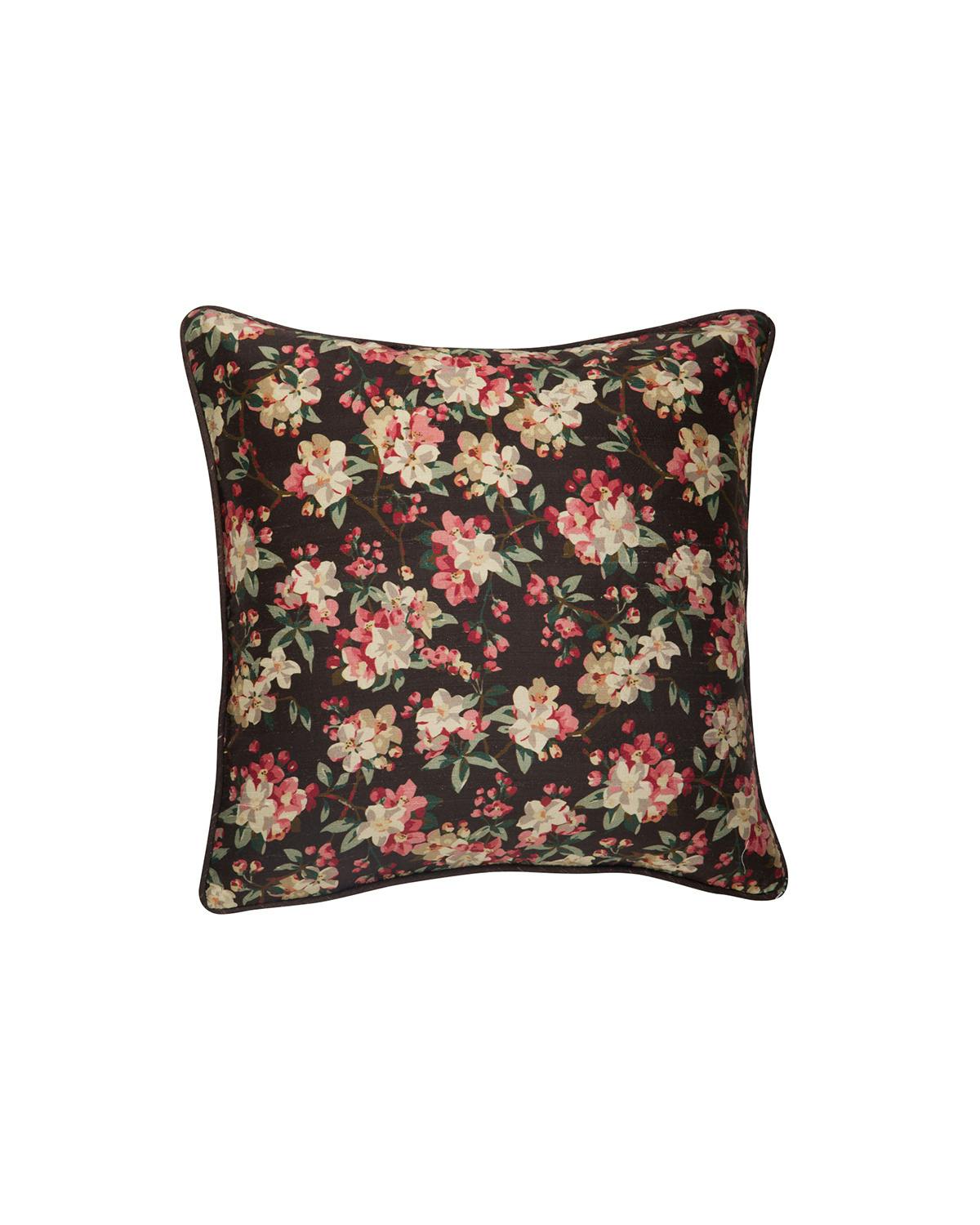 Cushion Cover Silk 50x50 cm, Dark Blossom. Image #3