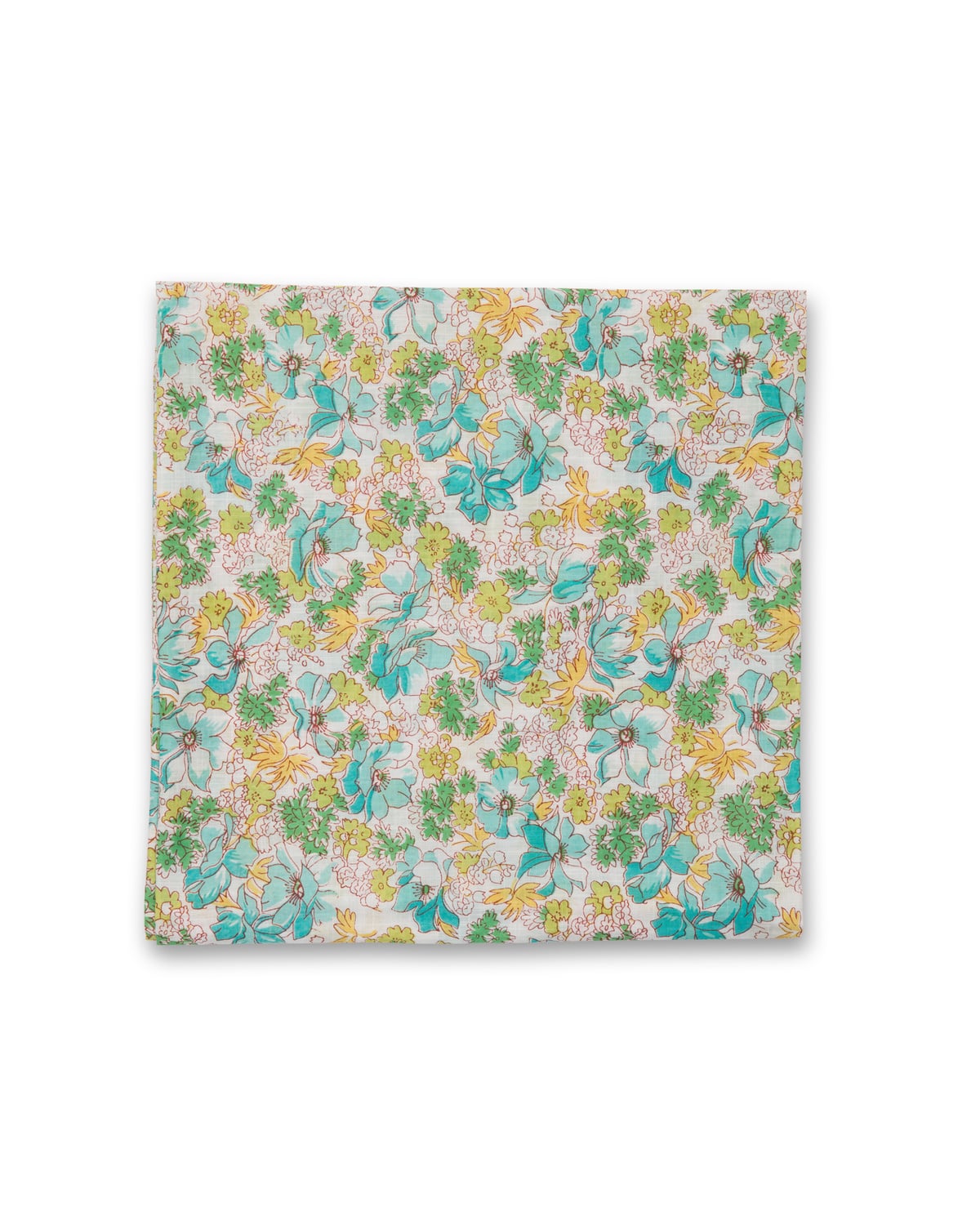Cotton Slub Scarf, Anemone Fields. Image #3