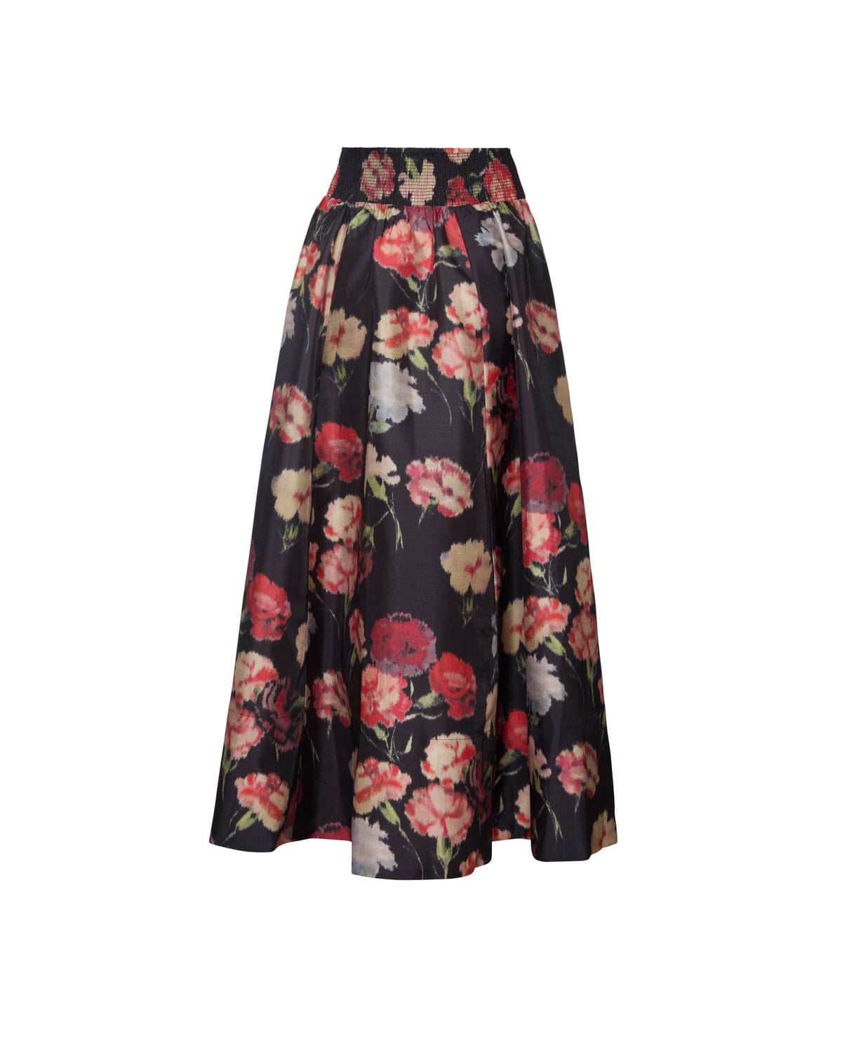 Taffeta Maxi Skirt, Poppy. Image #2