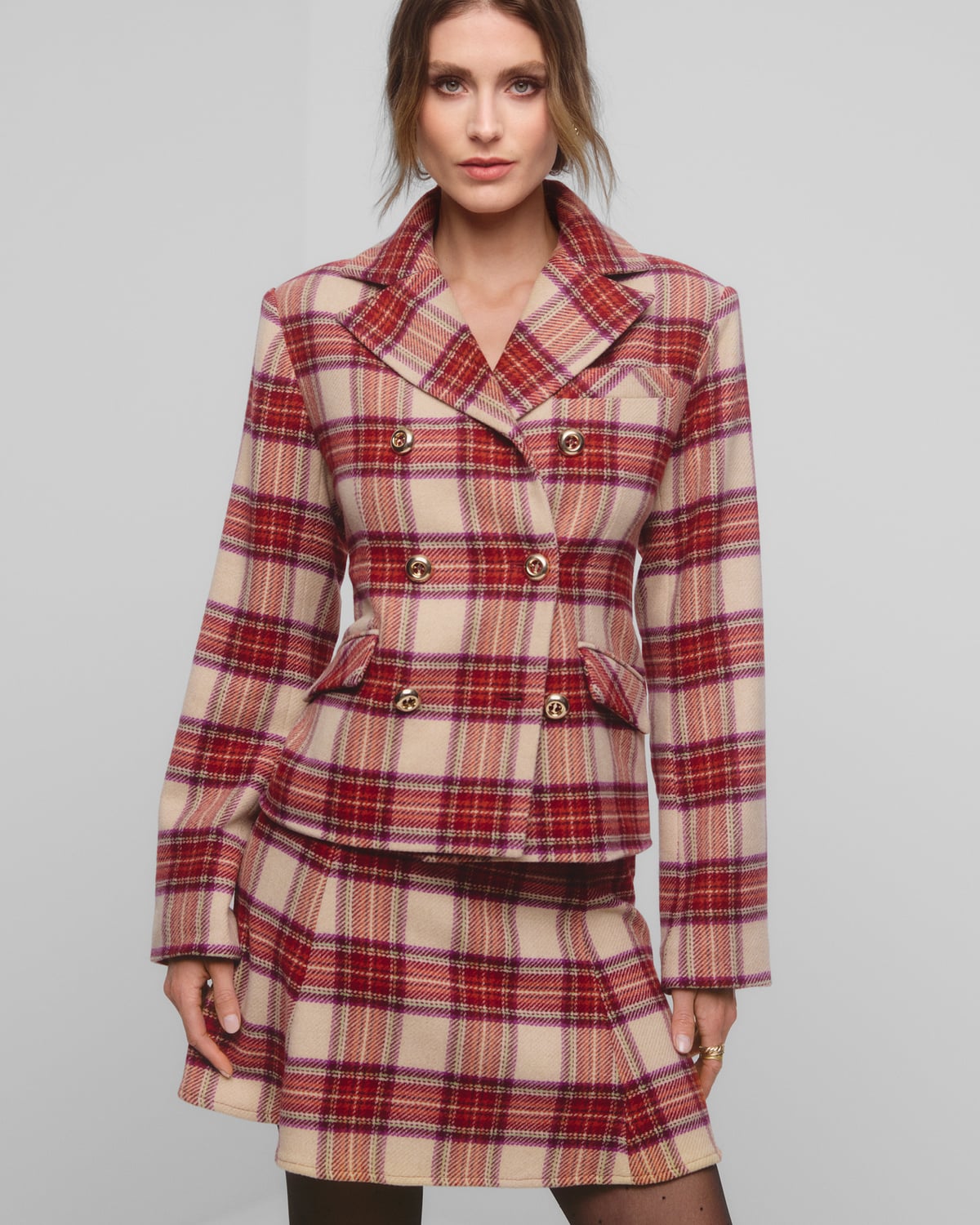 Tailored Blazer, Checks. Image #1