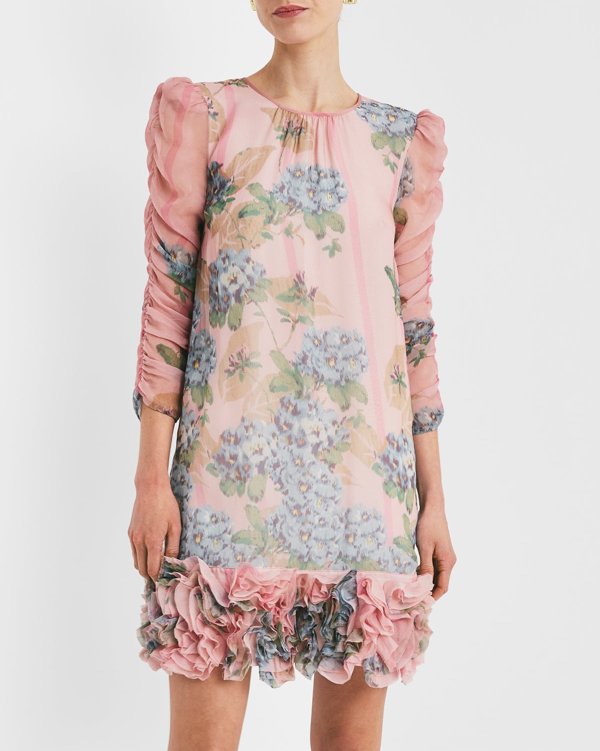 Organza Frilly Dress, Blue Wallpaper. Image #1