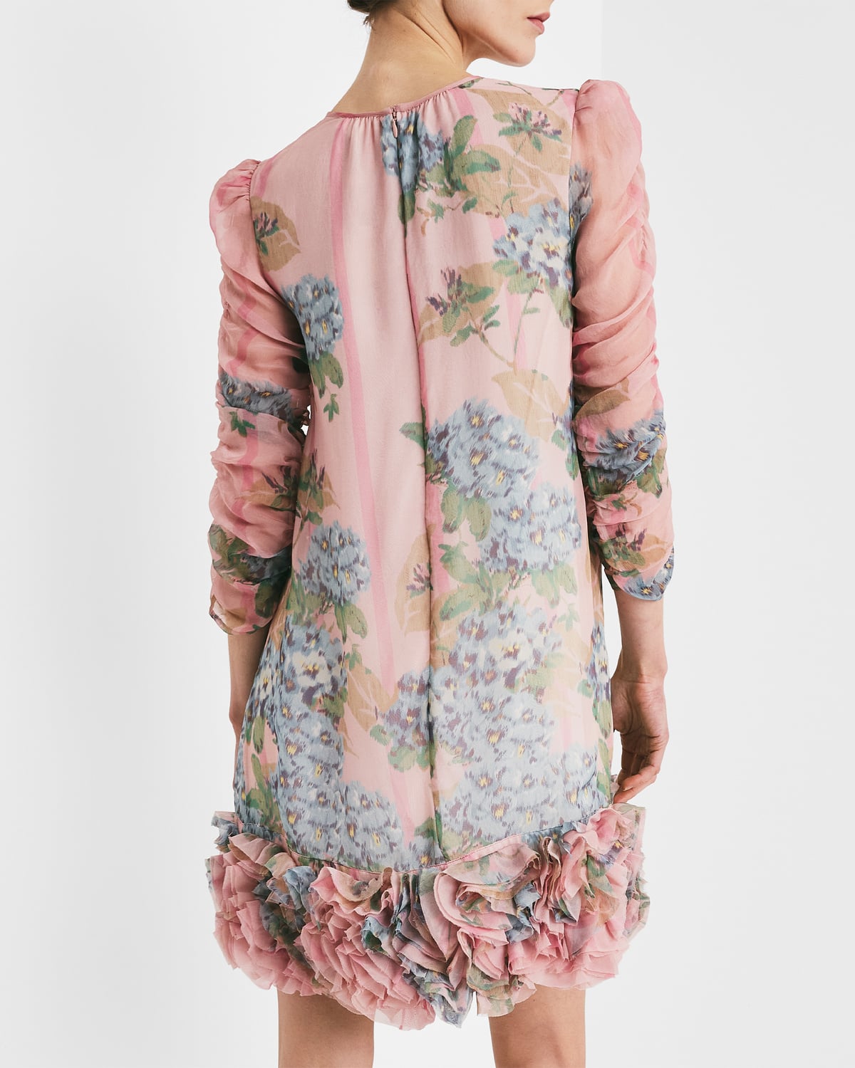 Organza Frilly Dress, Blue Wallpaper. Image #3