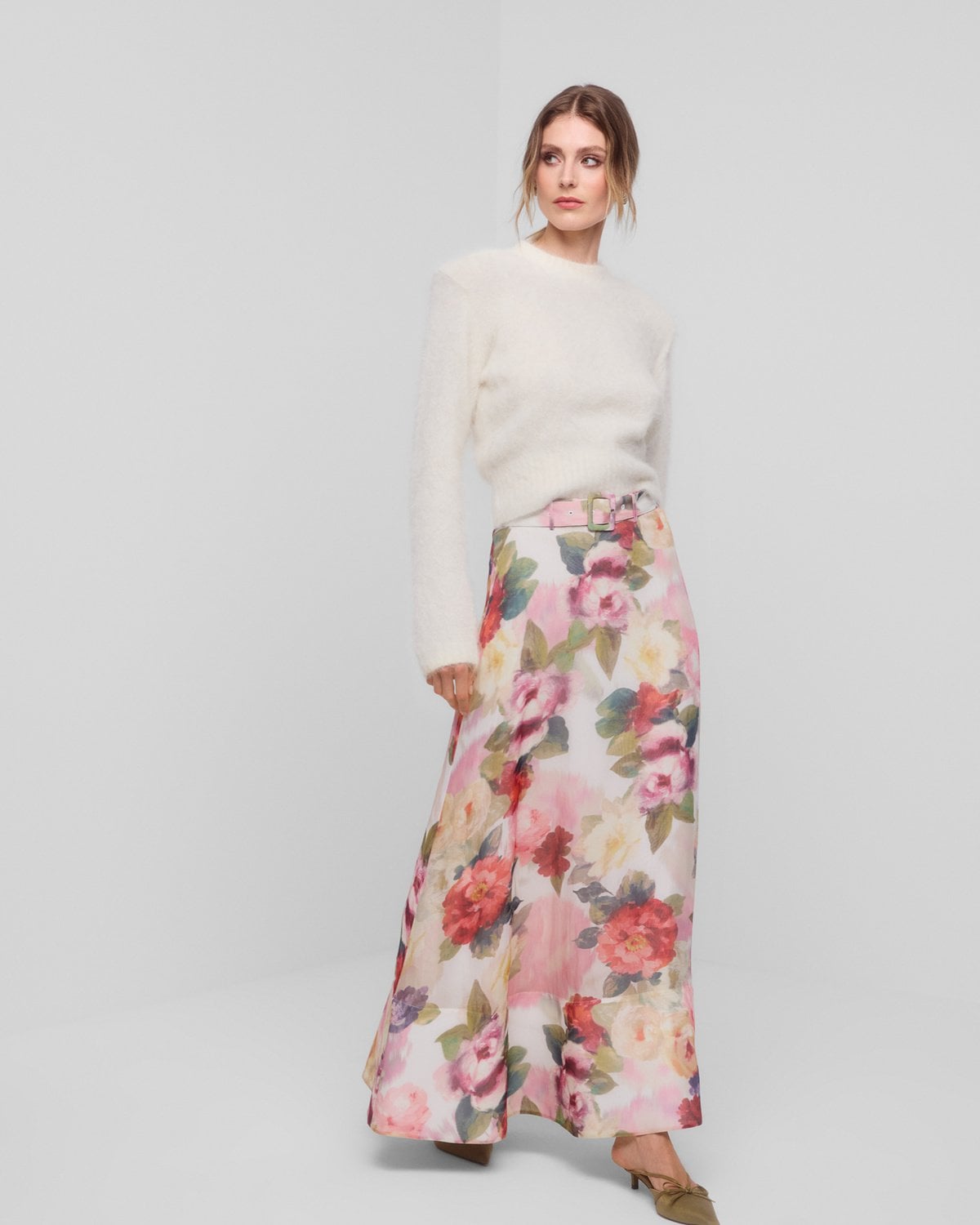 Organza Maxi Skirt, Breeze. Image #1