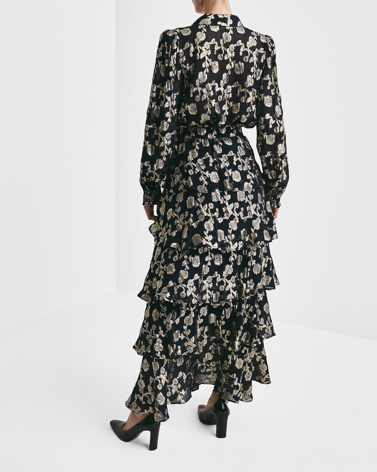 Georgette Skirt, Anthracite. Image #3