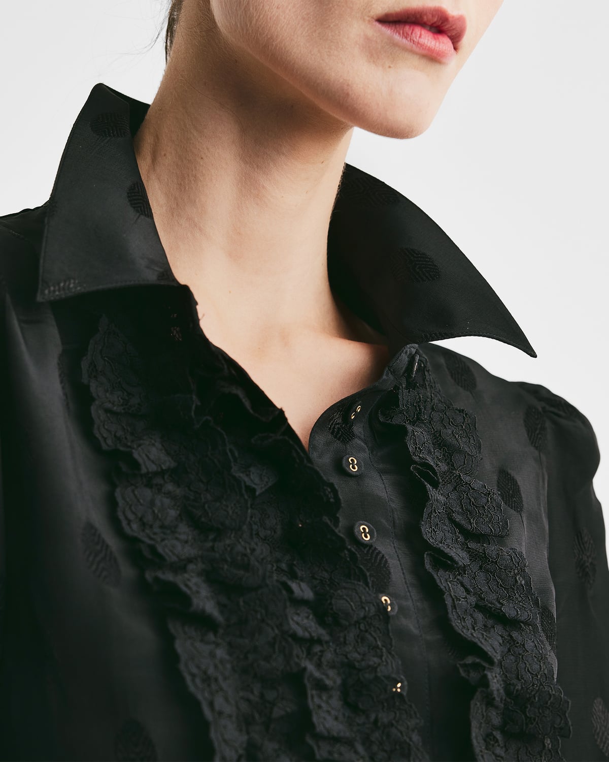 Viscose Blouse, Black. Image #3