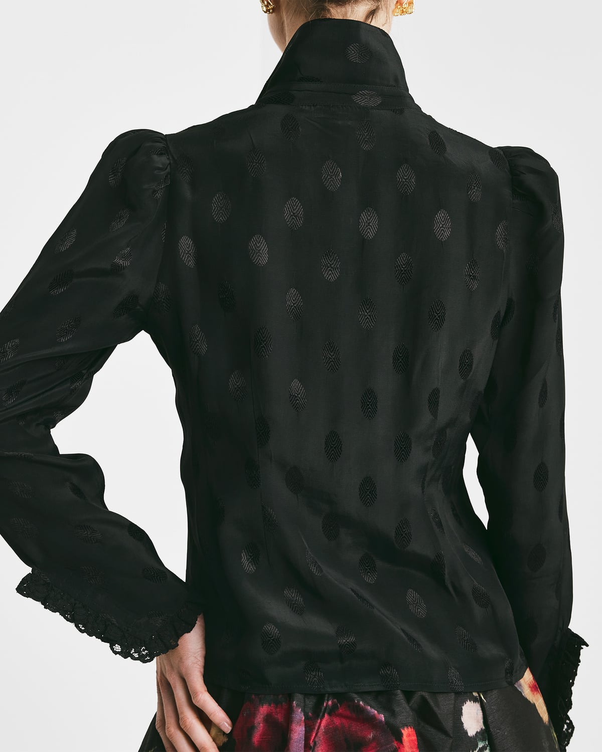 Viscose Blouse, Black. Image #4