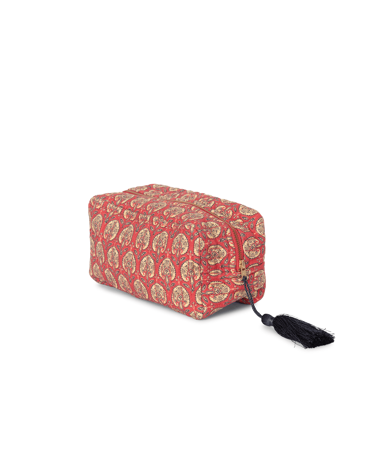 Cosmetic Bag Cotton, Vintage Paisley. Image #1