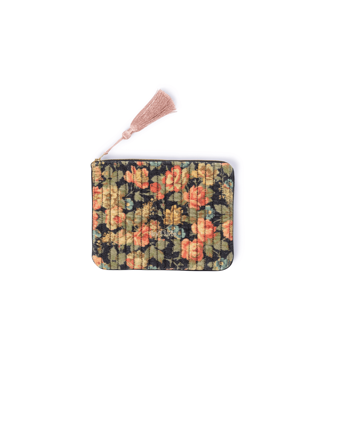 Zipper Pouch Velvet, Night Garden. Image #1