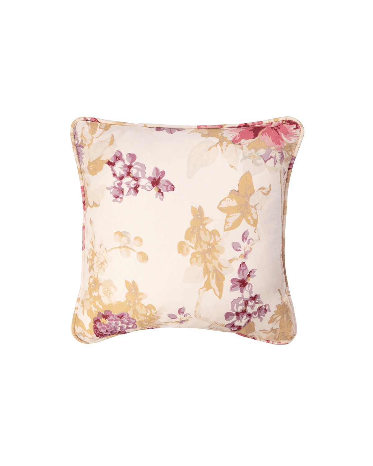 Linen Cushion Cover 50x50, Autumn Flower. Image #1