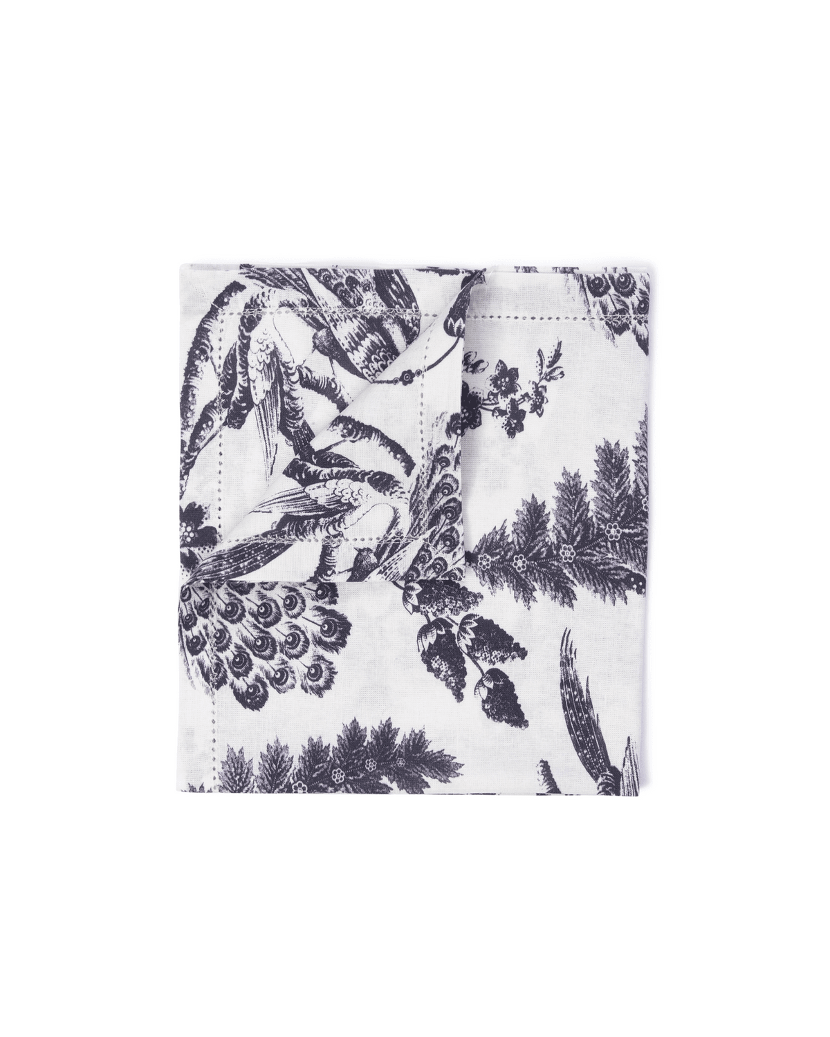 Linen Napkin, Blue Birds. Image #1