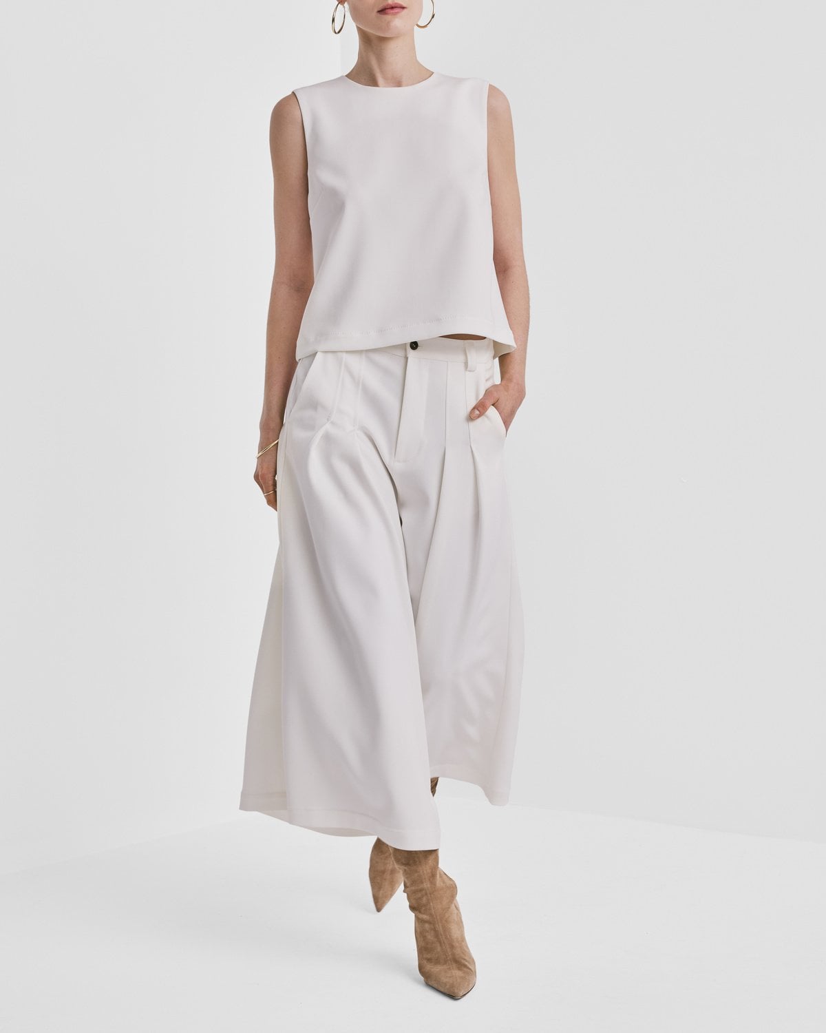 Classique Culottes, Off White. Image #4