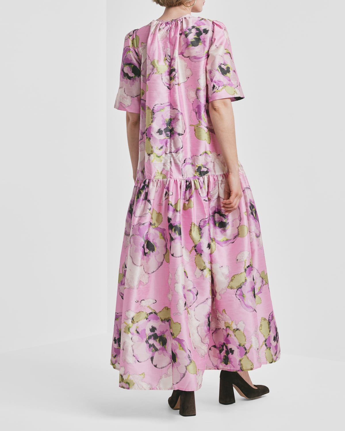 Taffeta Belt Dress, Lilac Grace. Image #10