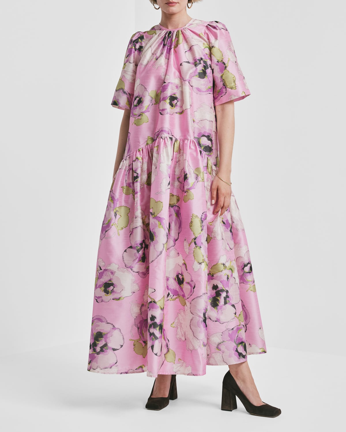 Taffeta Belt Dress, Lilac Grace. Image #7