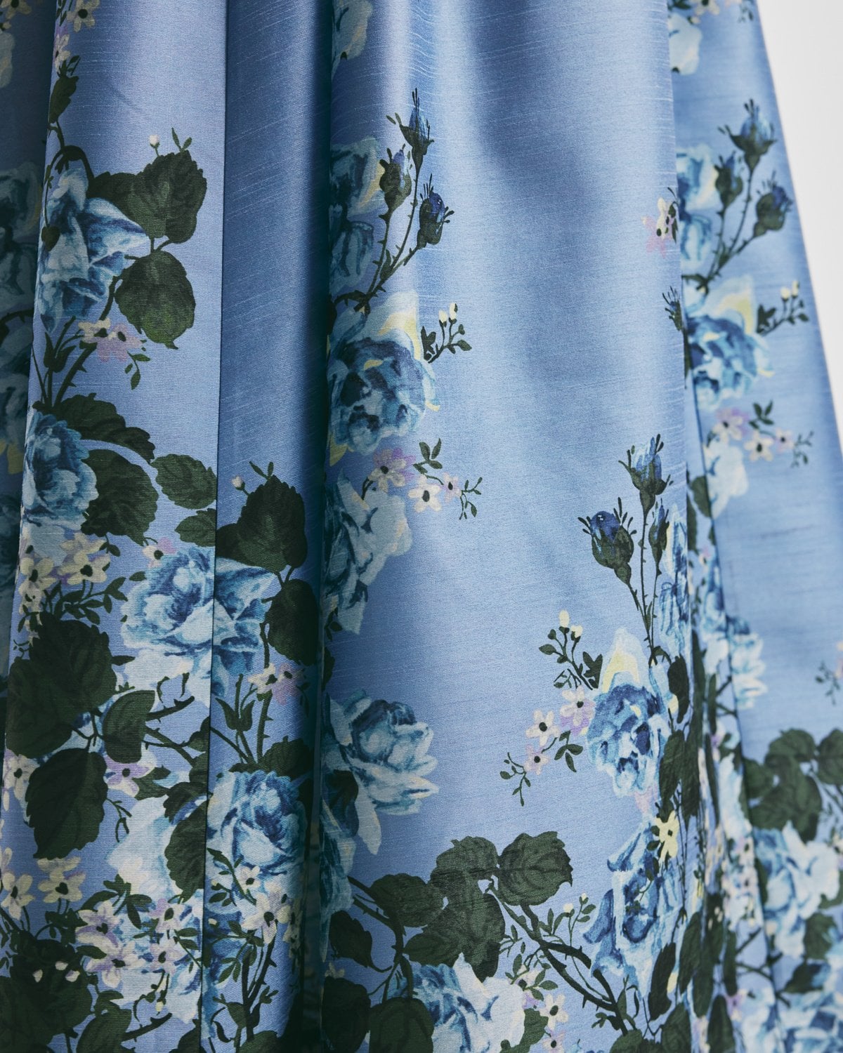 Taffeta Maxi Dress, Azure Garden. Image #5