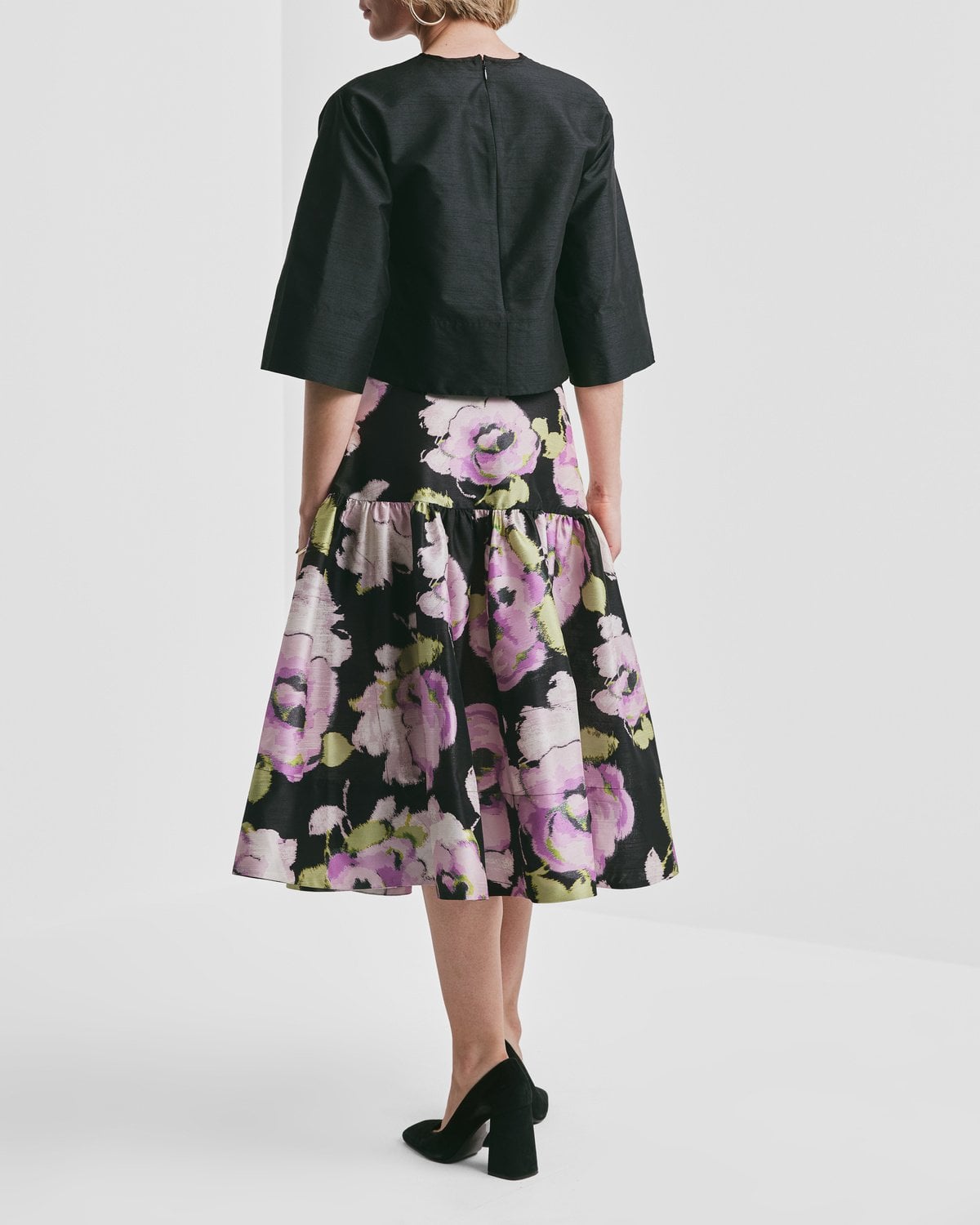 Taffeta Top, Black. Image #4