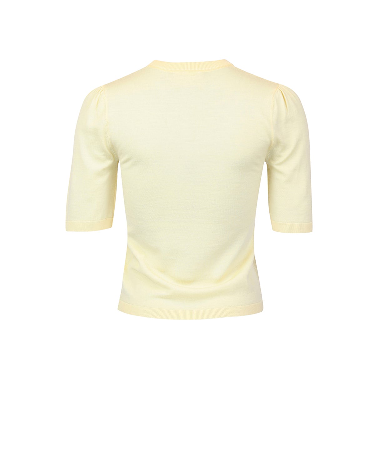Merino Knit Top, Yellow. Image #2