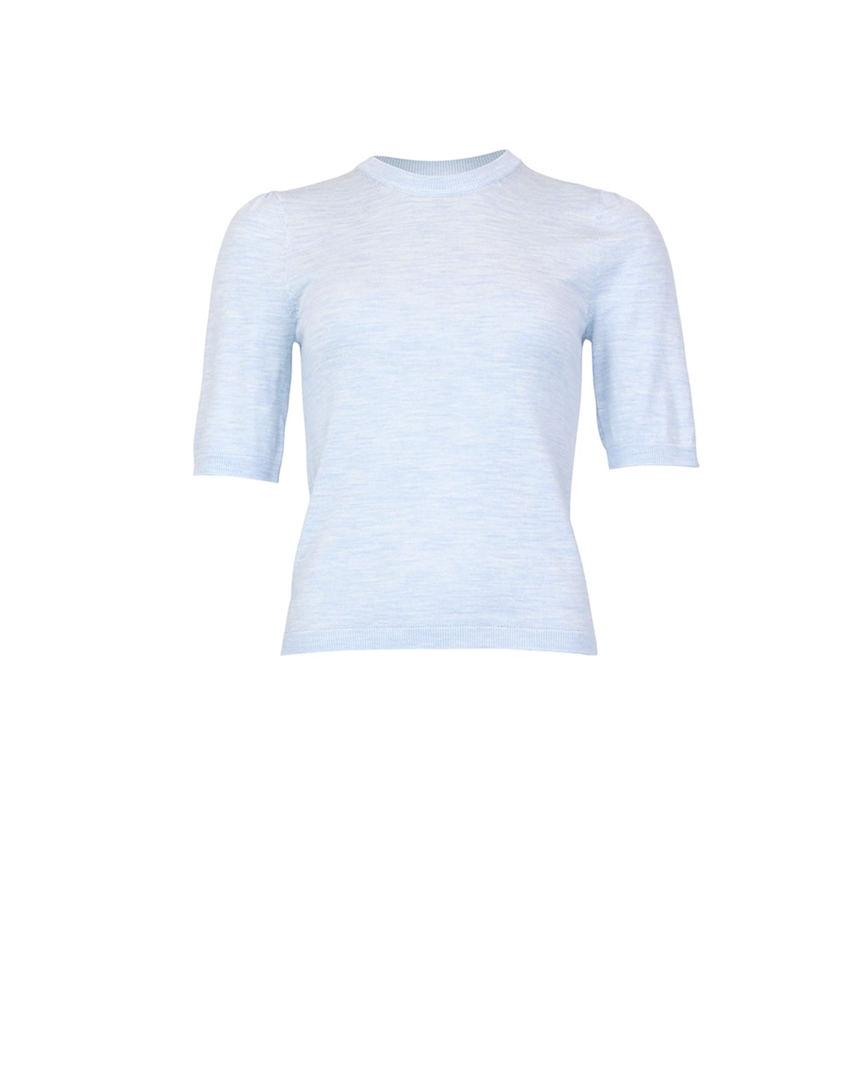 Merino Knit Top, Dusty Blue. Image #1