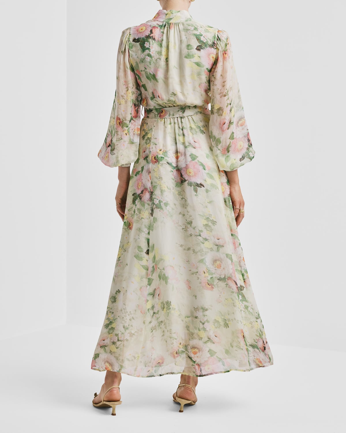 Organza Belt Dress, Watercolour Dreams. Image #3