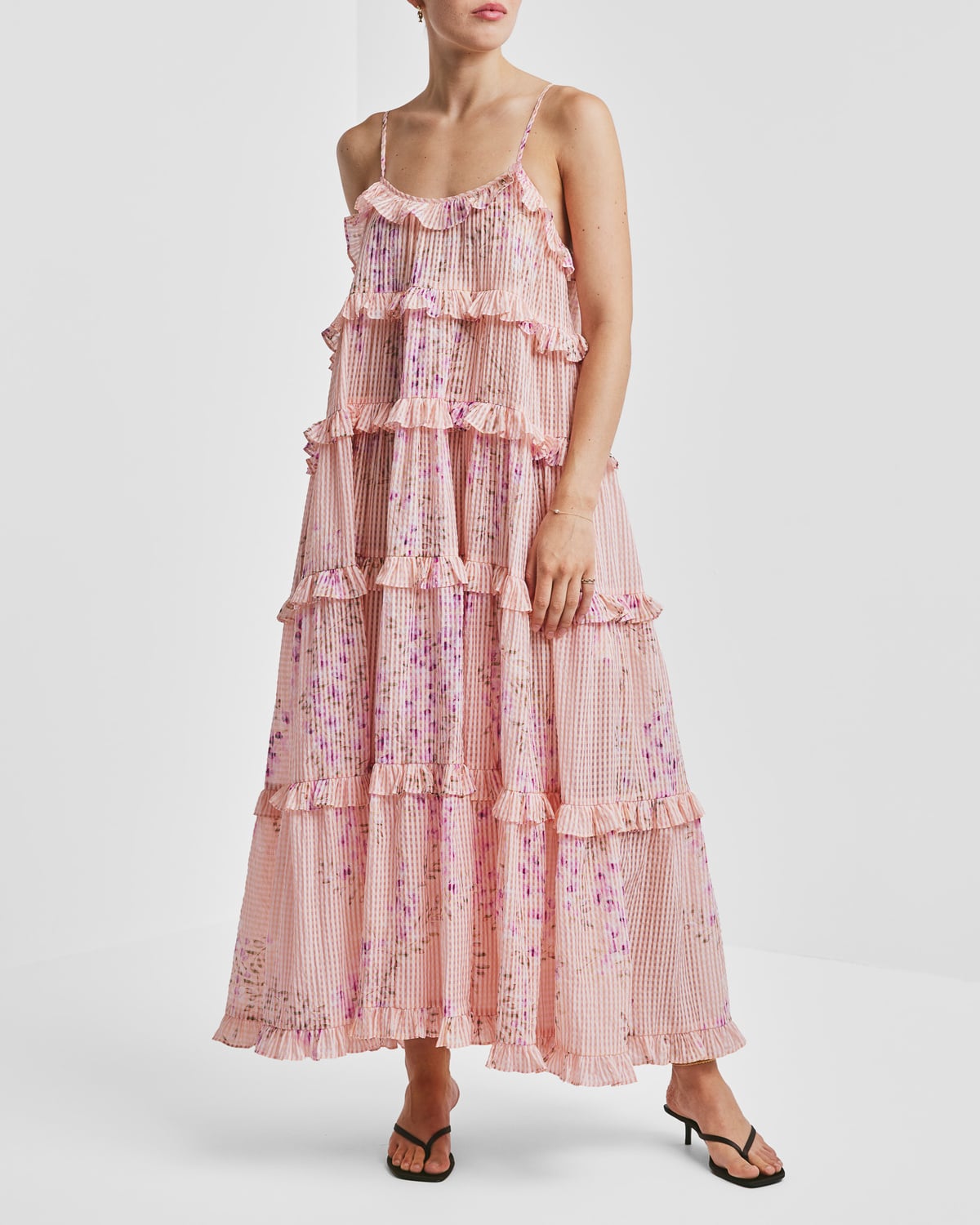 Checks Strap Dress, Flourish. Image #4