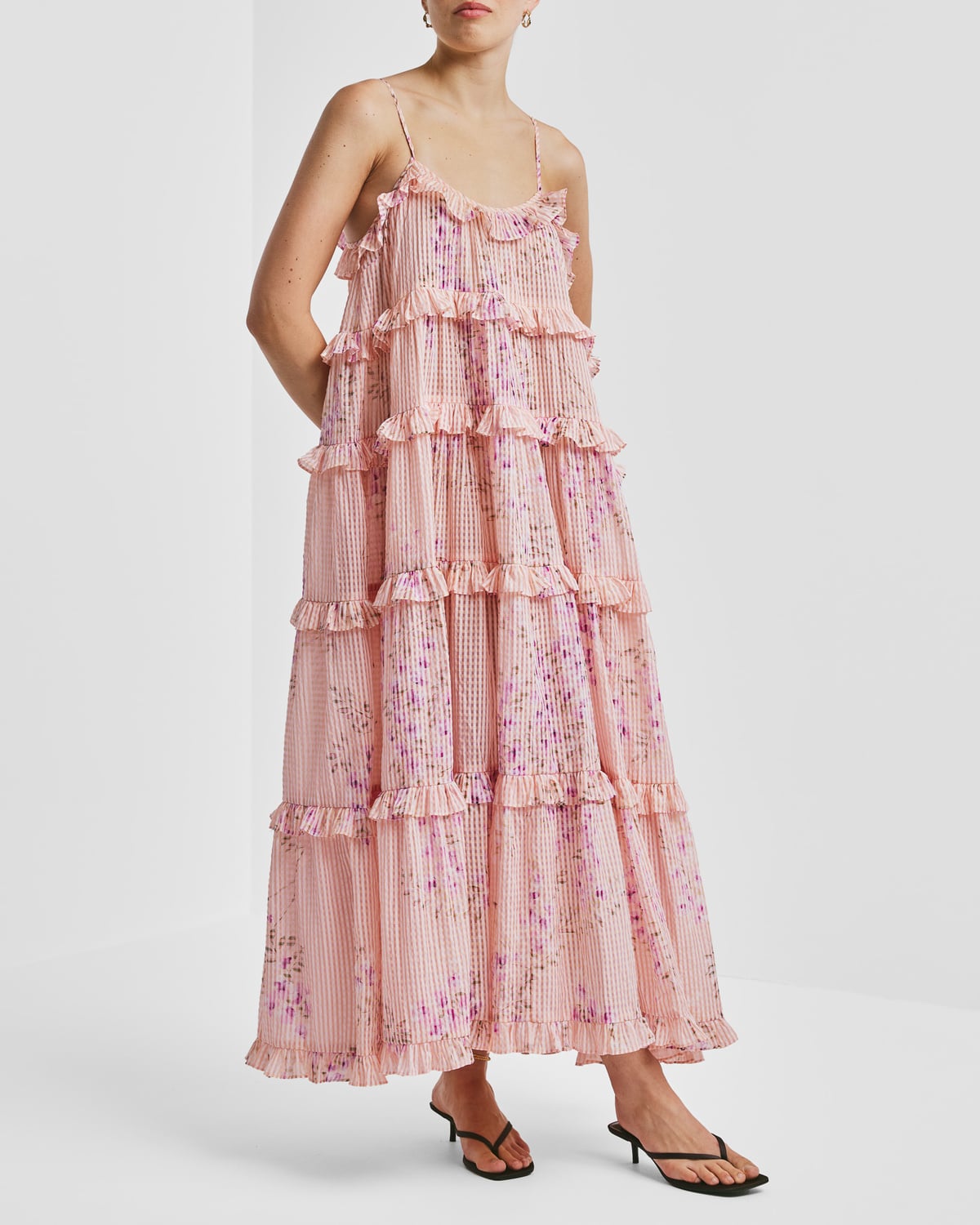 Checks Strap Dress, Flourish. Image #5